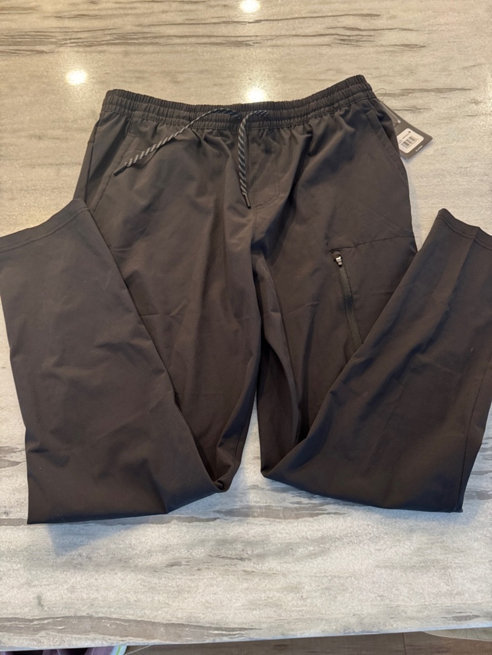 Layer 8 Men's Black Active Drawstring Pants NWT